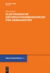 book: Elektronische Informationsressourcen für Germanisten