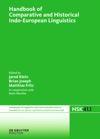 book: Volume 1 Handbook of Comparative and Historical Indo-European Linguistics